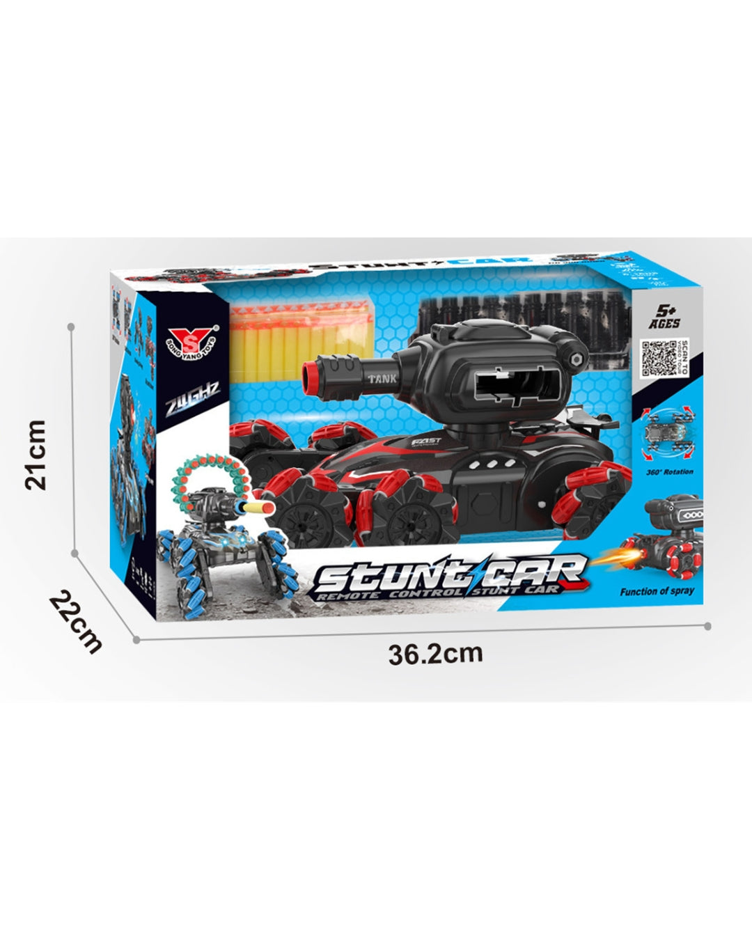 2.4GHz RC Stunt Tank