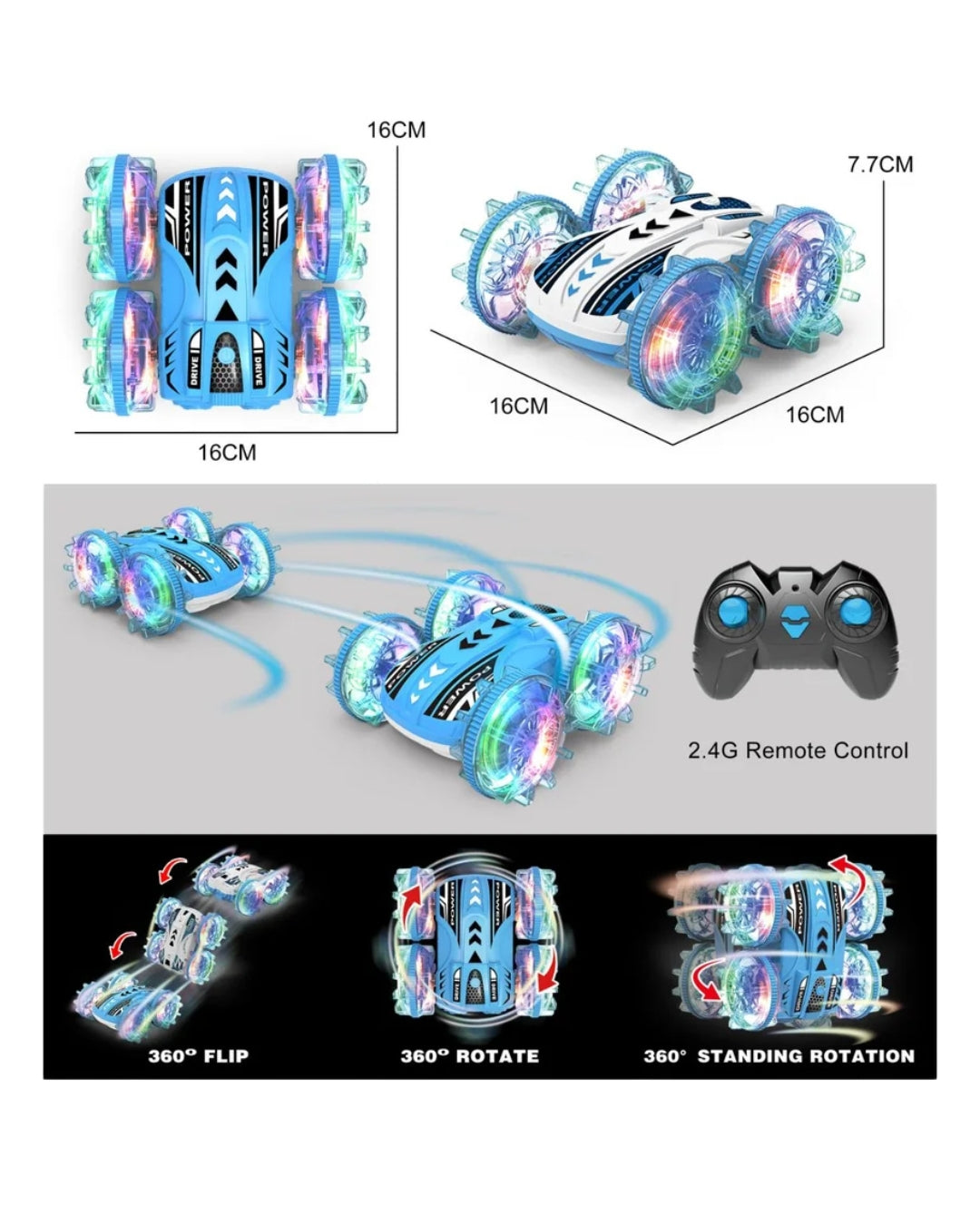Double-Sided Stunt Car