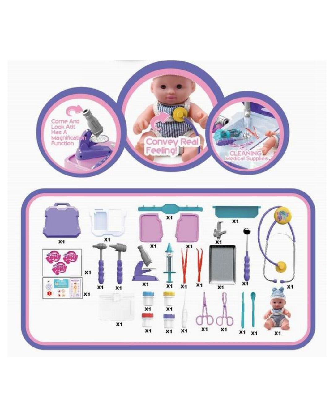 My Little Pony Doctor Bag Toy Set