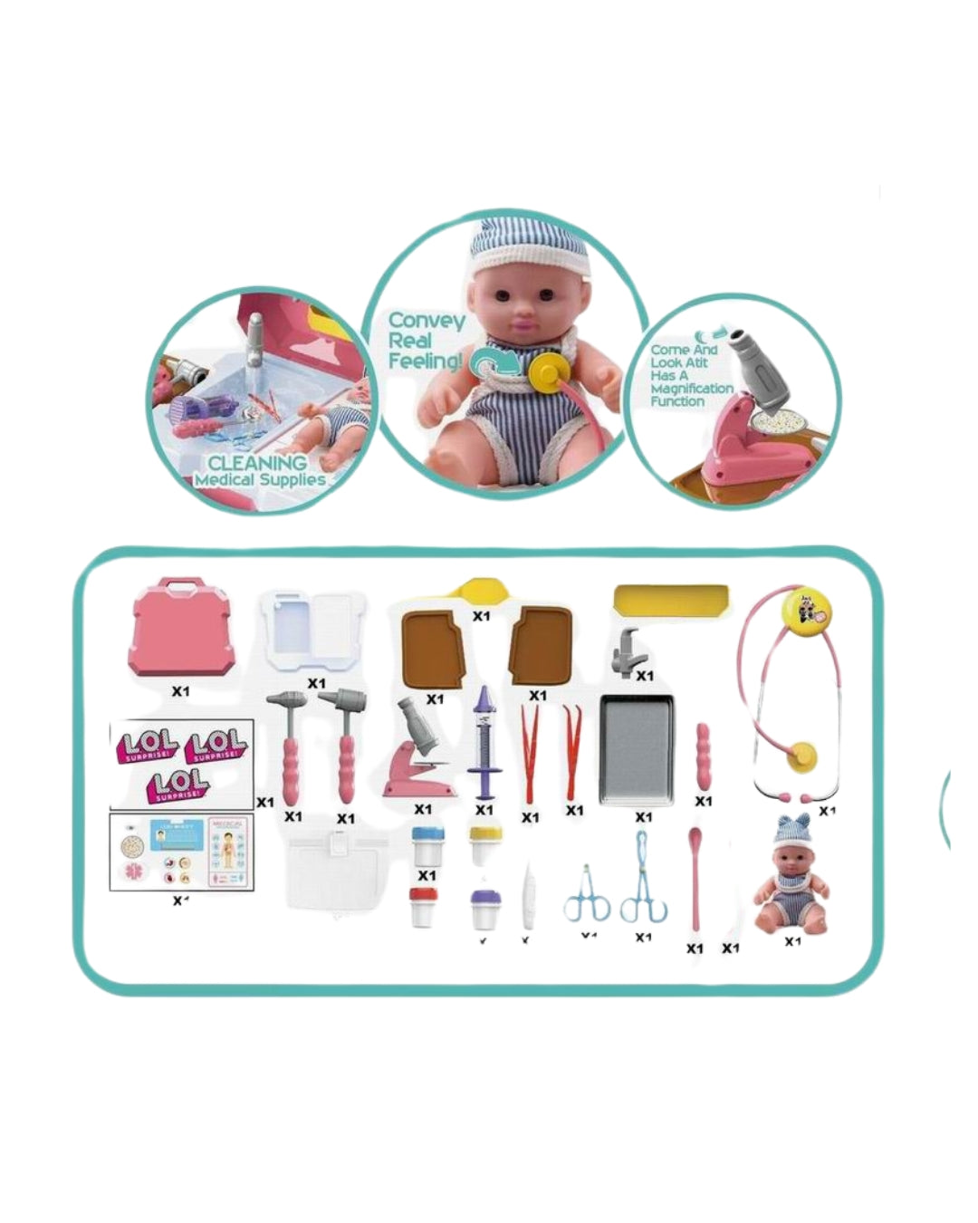 Pink Doctor Playset
