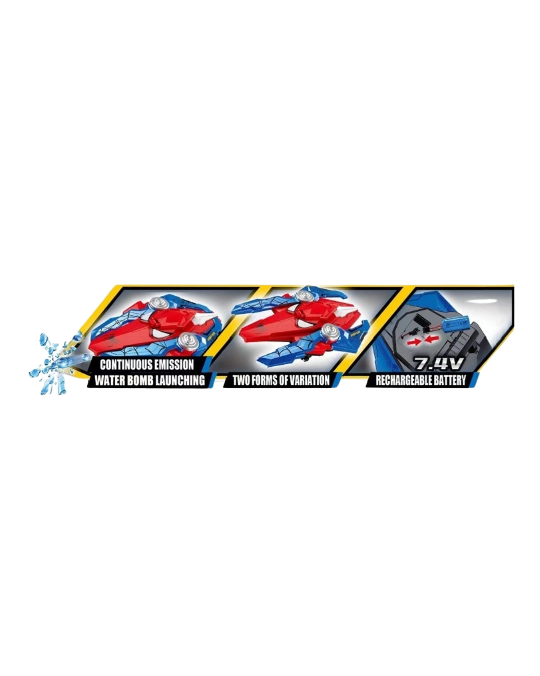 Hero Shield Gel Ball Blaster Toy (Assorted)