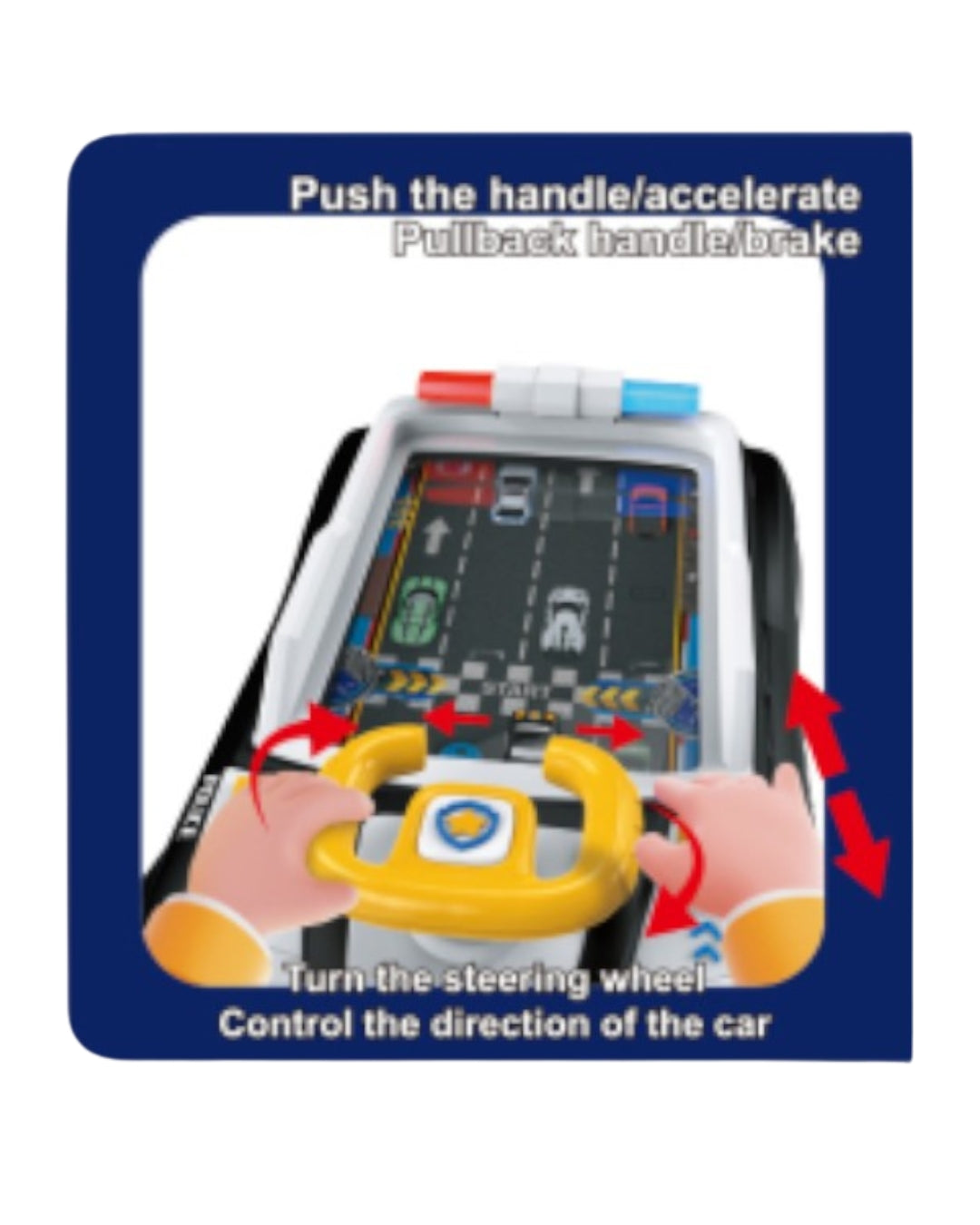Adventure Police Car Driving Simulator Toy