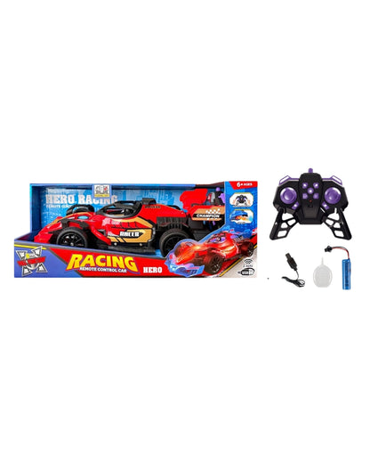 Hero Racing Red & Black Remote Control Car
