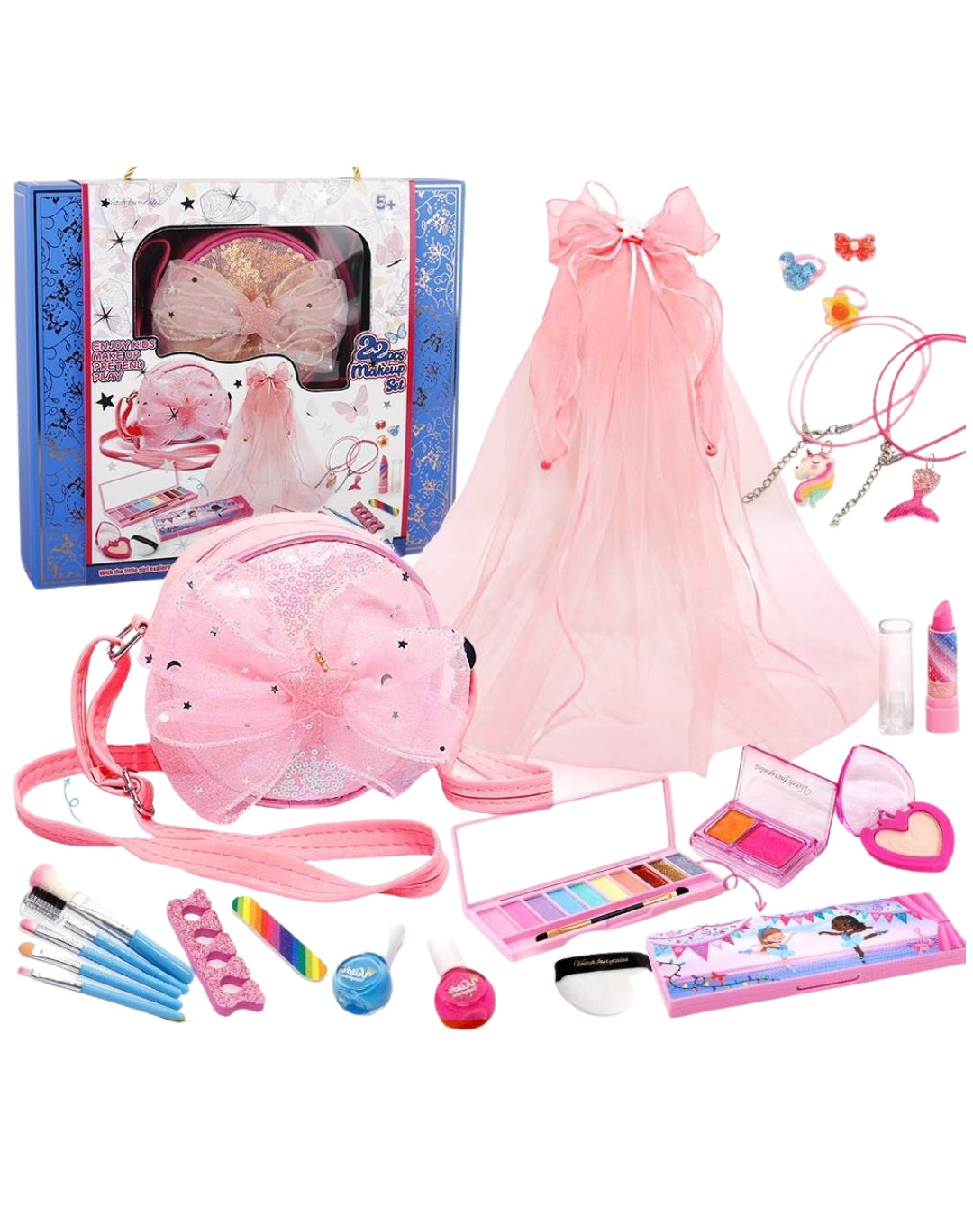 Princess Makeup & Dress-Up Play Set