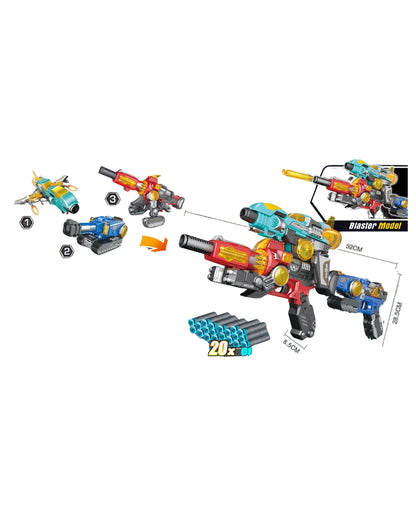 Blaster Shots 3-in-1 Toy Blaster Set