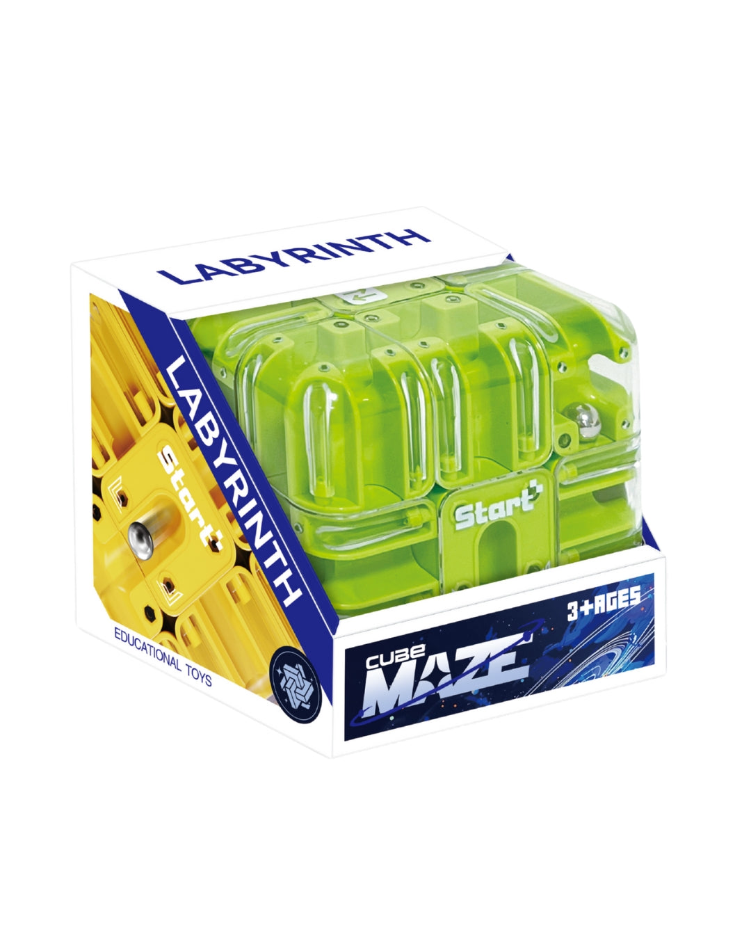 Puzzle Maze Cube Brain Teaser Game (Assorted)