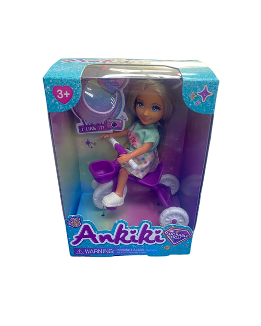 Ankiki Mini Doll with Tricycle