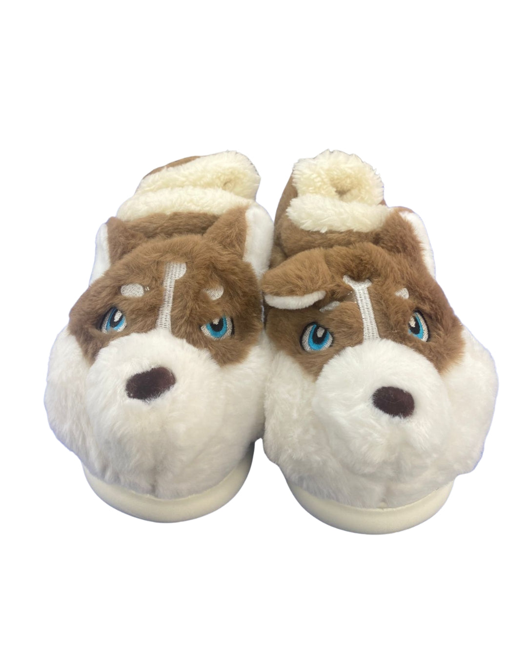 Husky Dog Plush Slippers (Assorted)