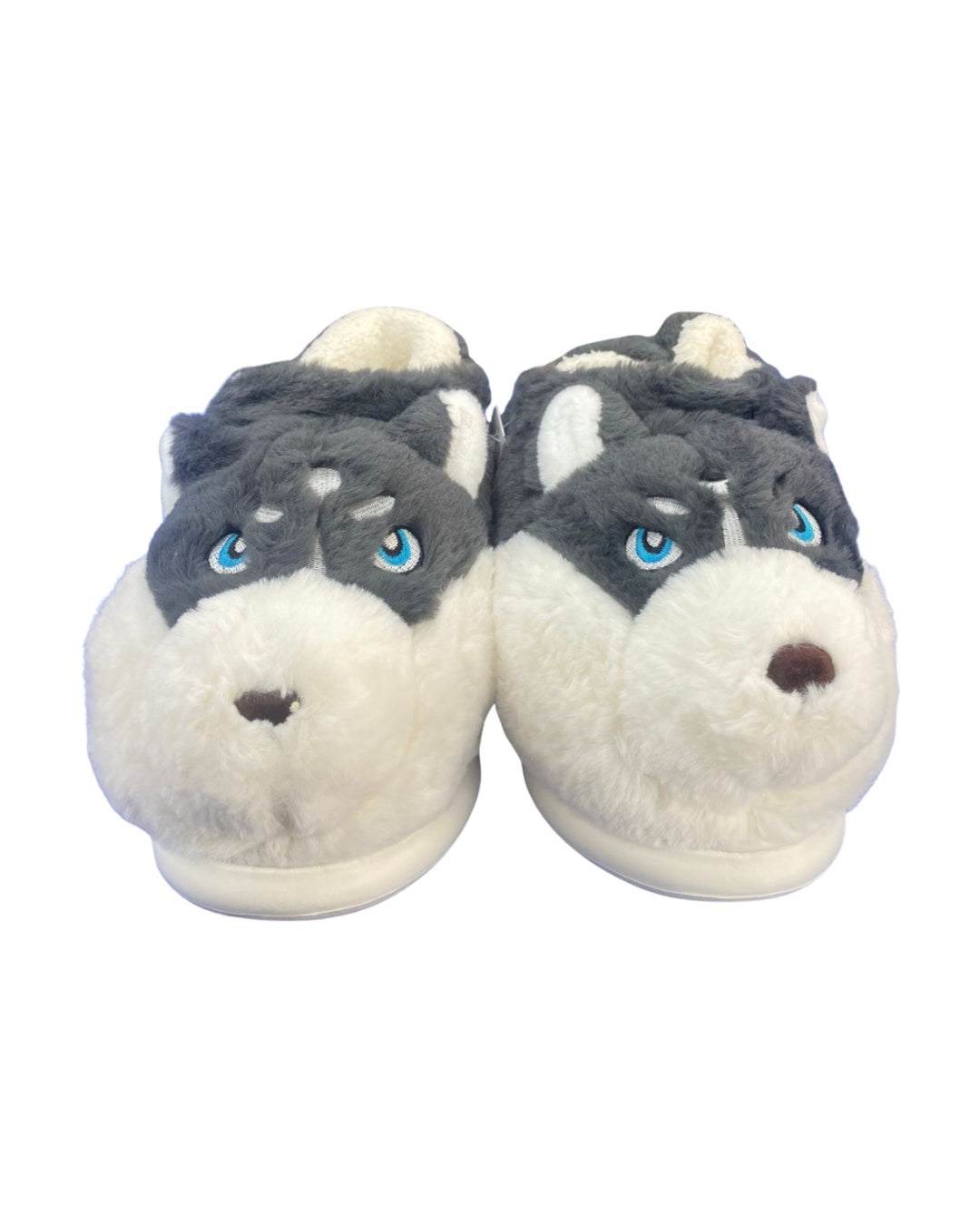 Husky Dog Plush Slippers (Assorted)