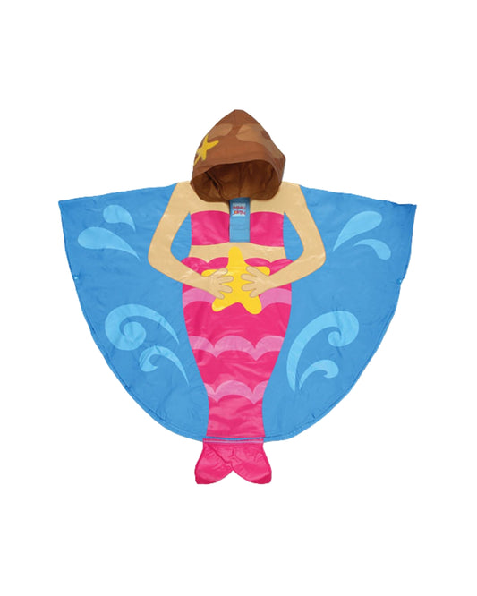 Mermaid-Themed Poncho