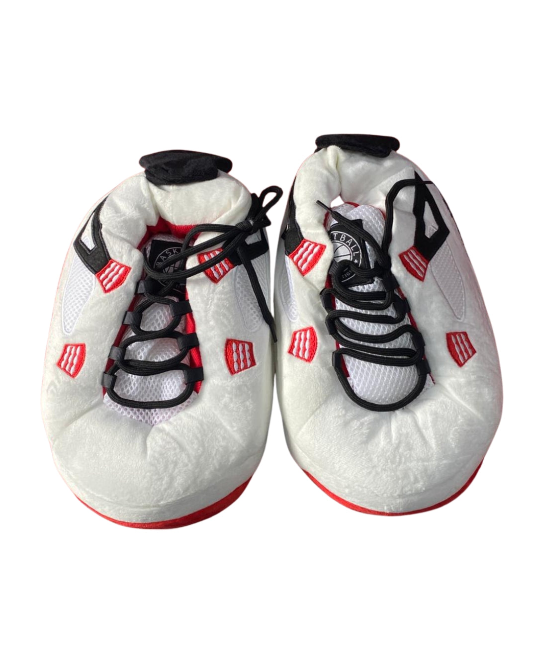 White Plush Slippers