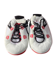 White Plush Slippers