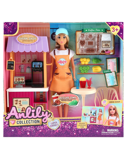 Anlily Collection Coffee & Drink Shop Playset