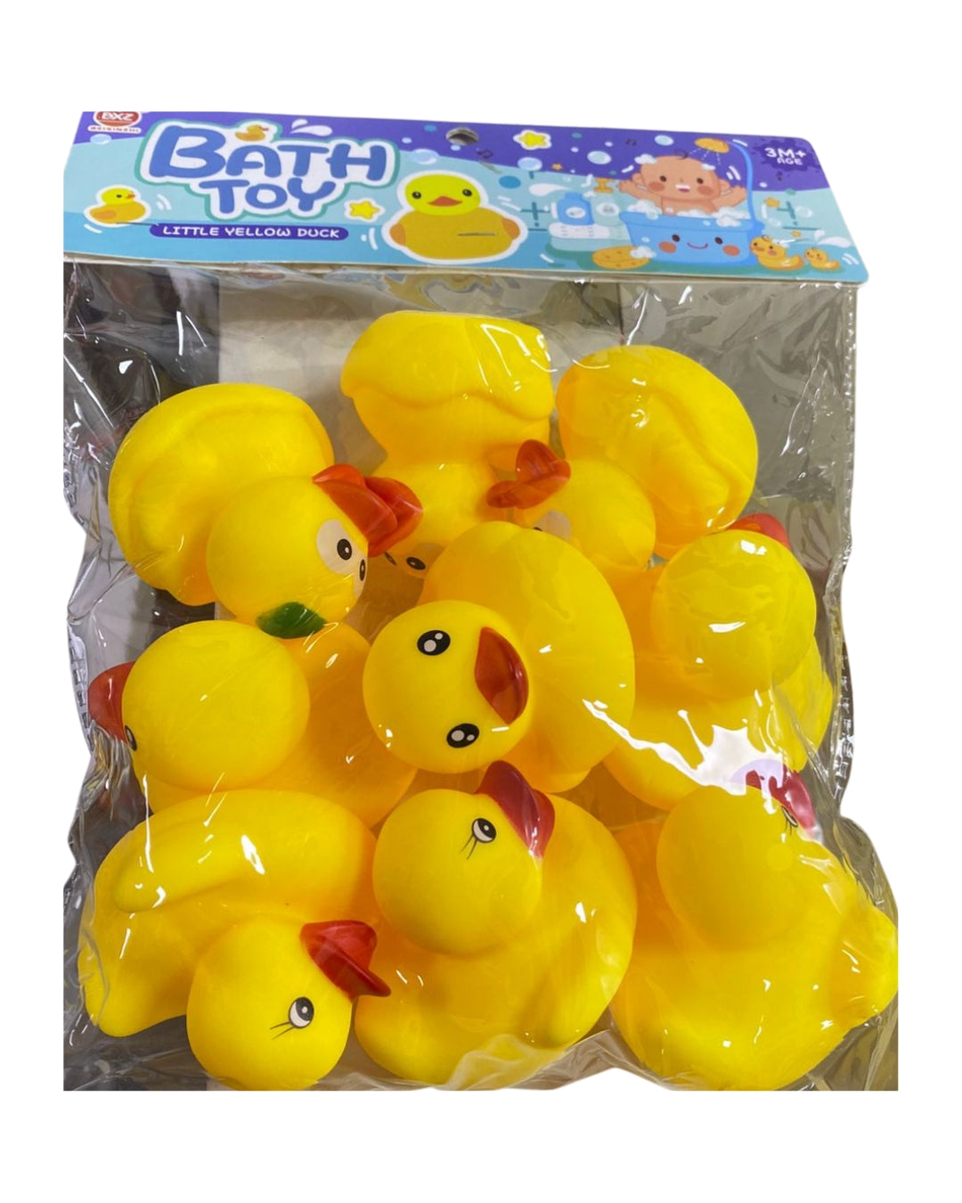Mini Rubber Duck Bath Toy Set
