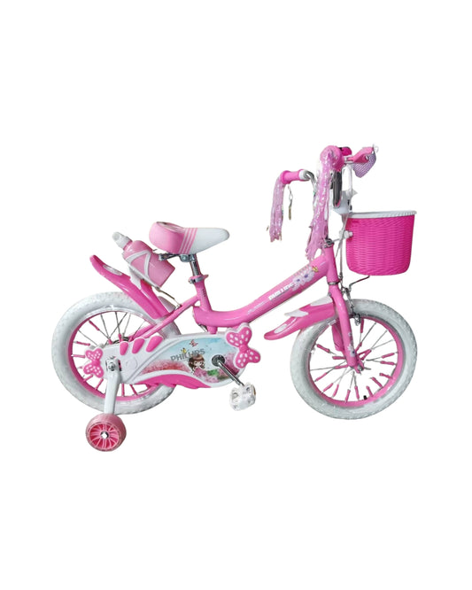 Pink 16-Inch Kids Bicycle