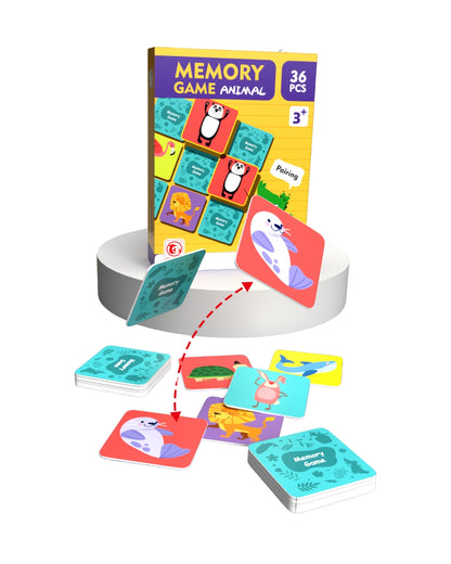 Animal Memory Matching Game