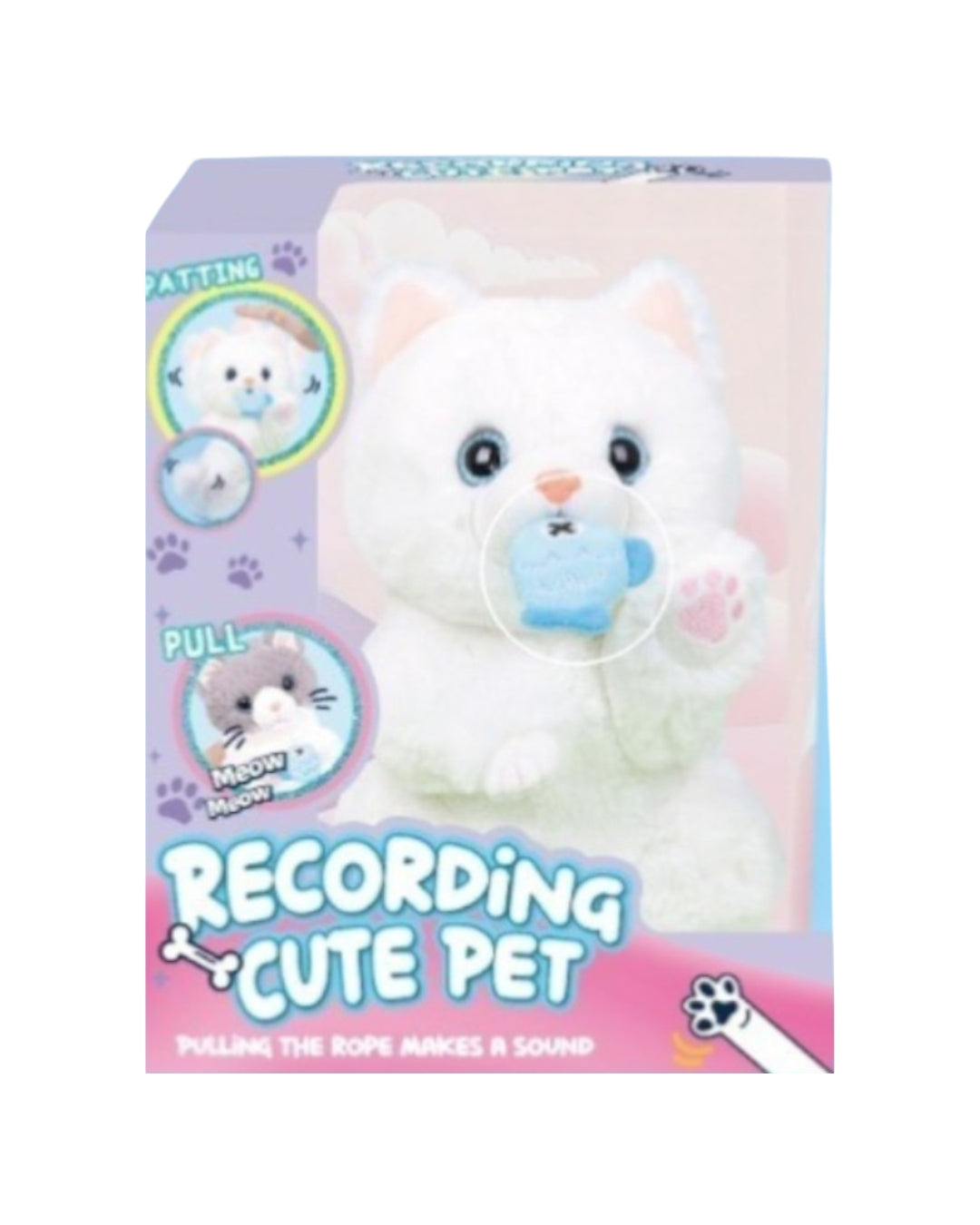 Recording Cute Pet Interactive Cat Plush