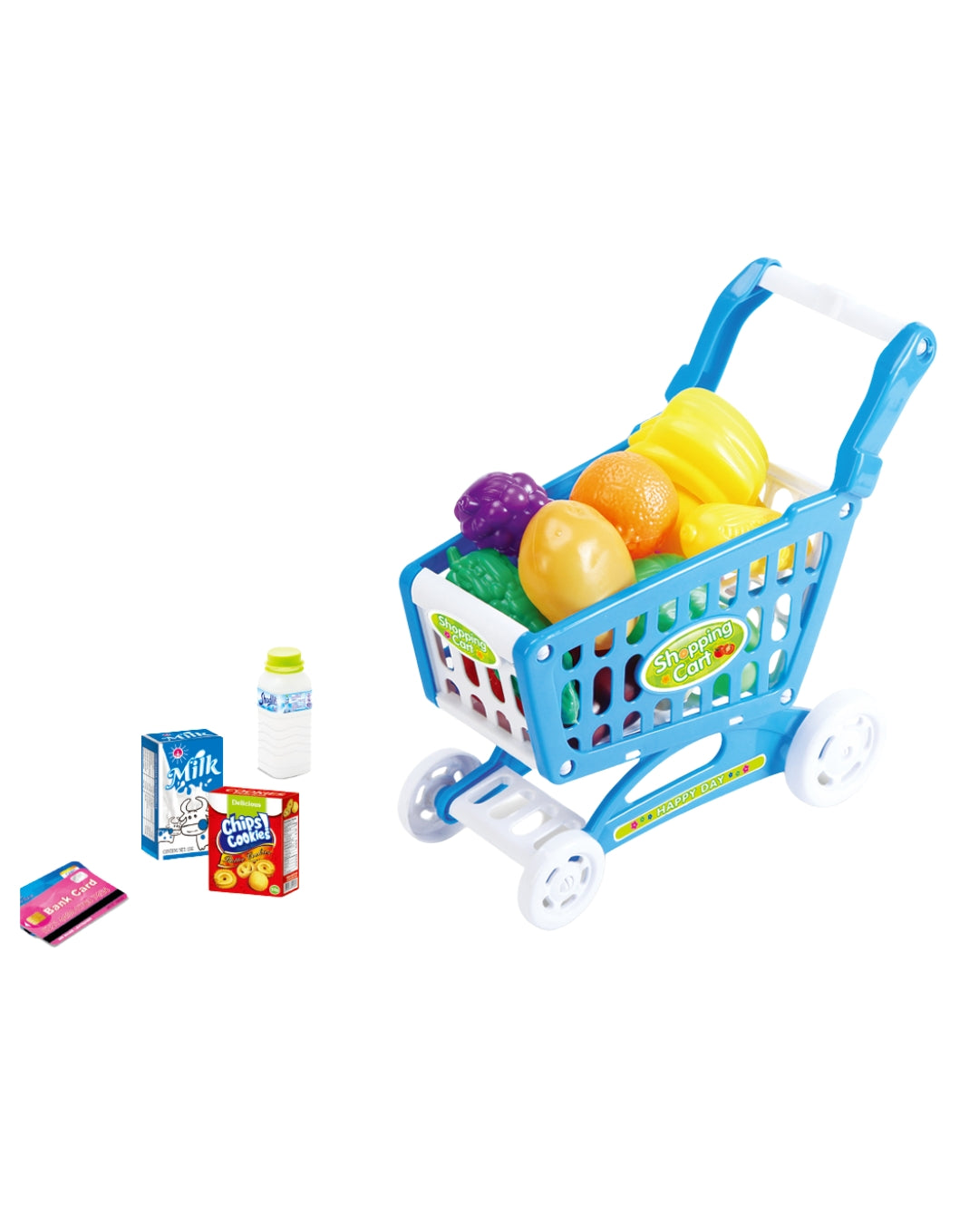 Electronic Cash Register & Shopping Trolley Playset
