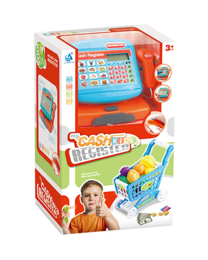 Electronic Cash Register & Shopping Trolley Playset