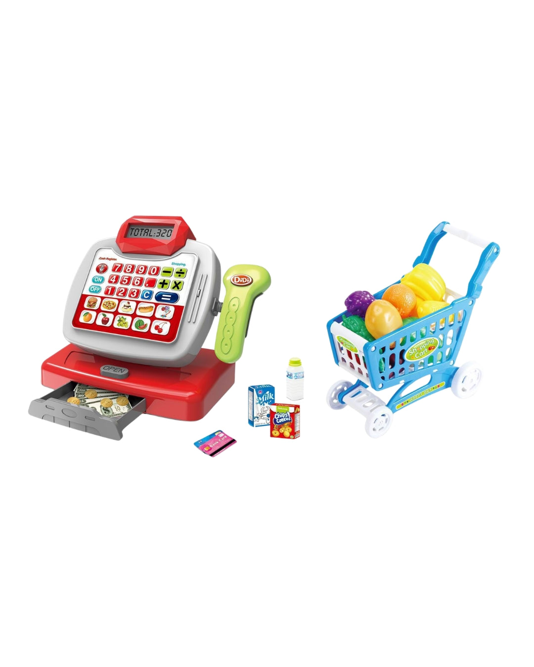 Mini Supermarket Cash Register Set