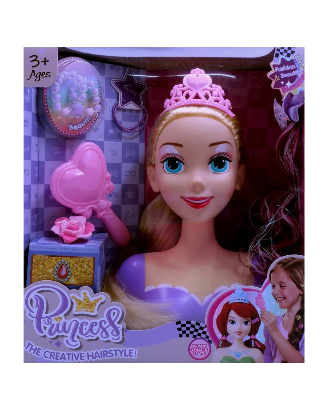Princess Styling Head Doll Set