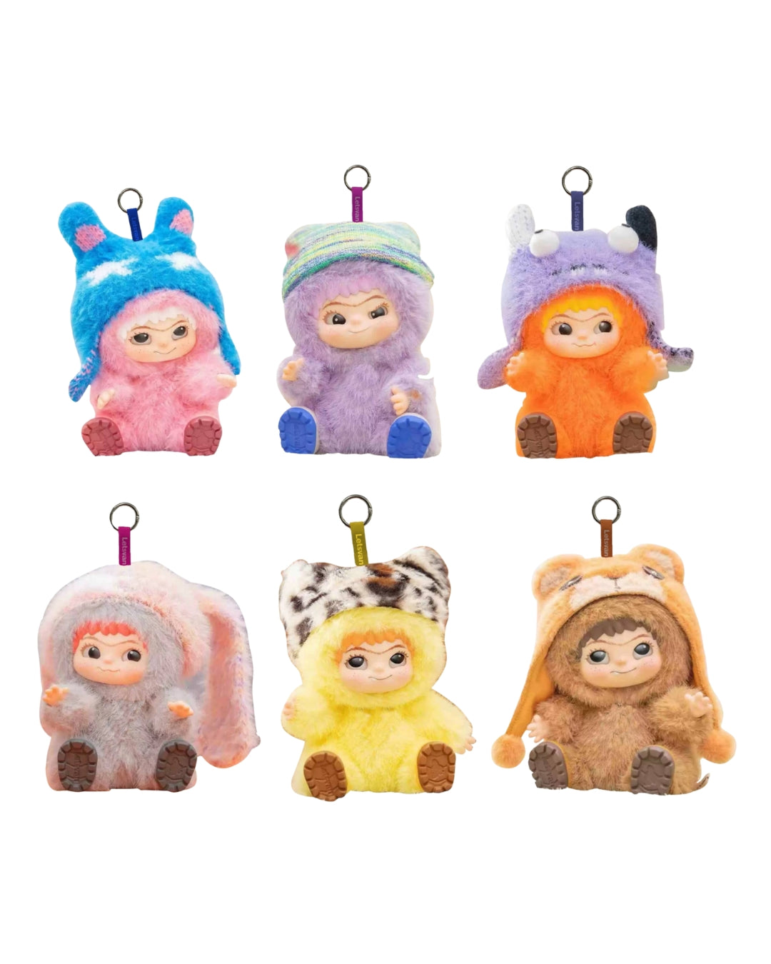 Wakuku Fuzzy Trendy Fun Party Plush (Assorted)