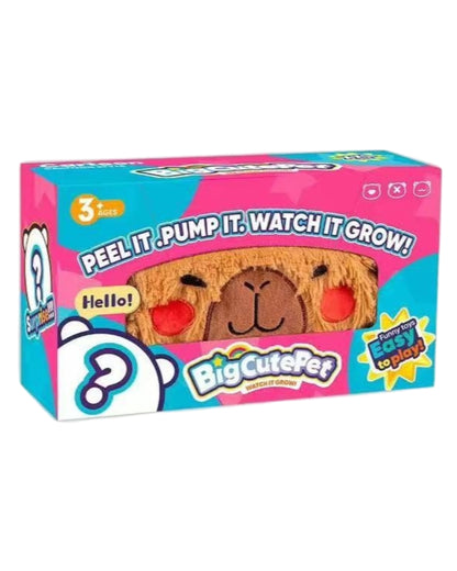 Plush Capybara Toy with Pump