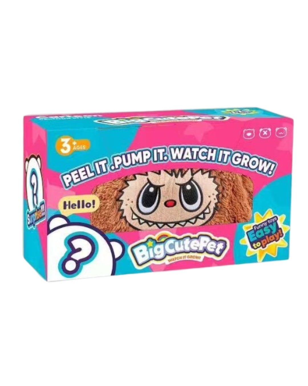 Inflatable plush character