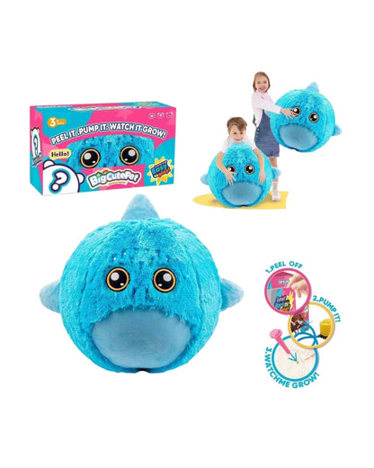 Big Cute Pet Inflatable Shark Plush Ball