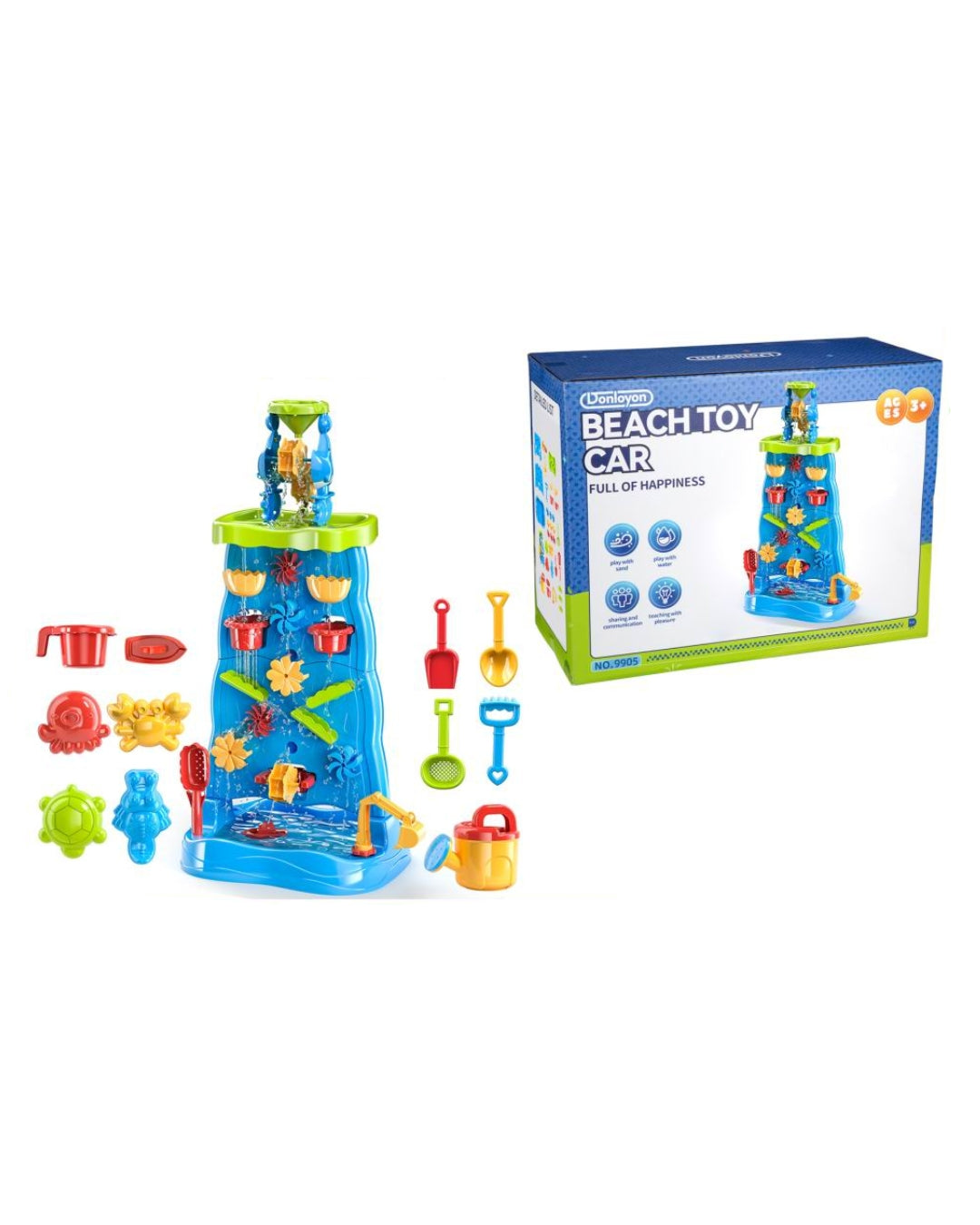 Kids Waterfall Play Table