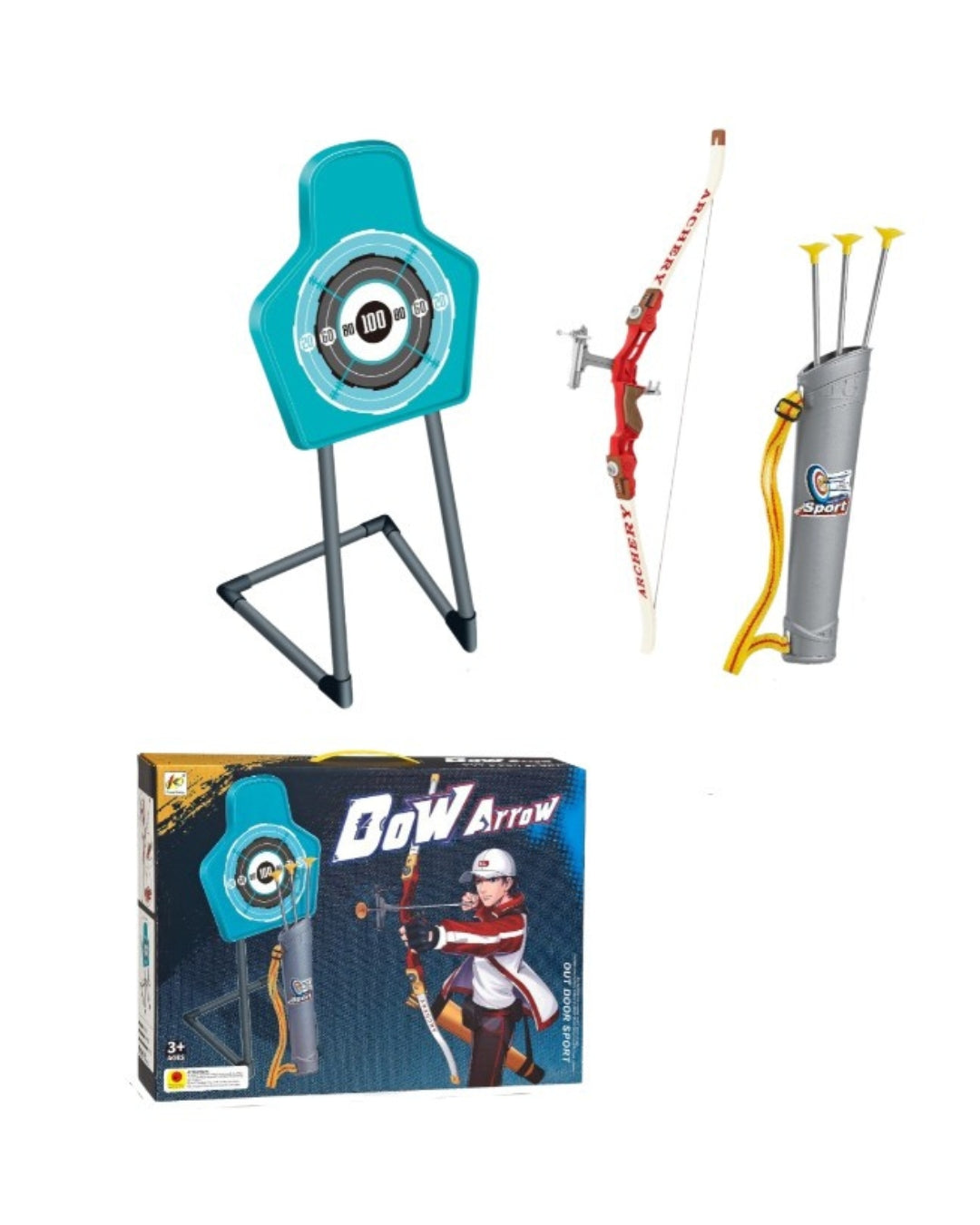 Archery Bow & Arrow Toy Set