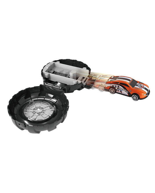 Tire Transform Racing Car Launcher Set