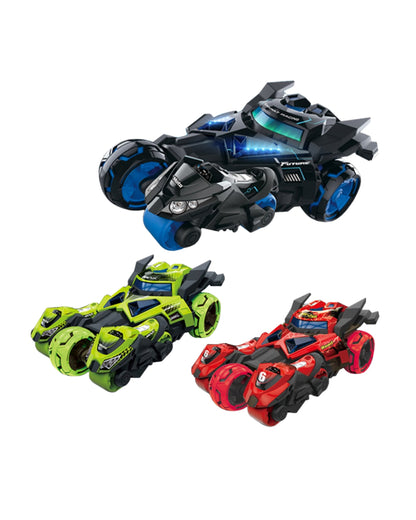 3-in-1 Max Catapult Car with Motorcycle Launchers (Assorted)