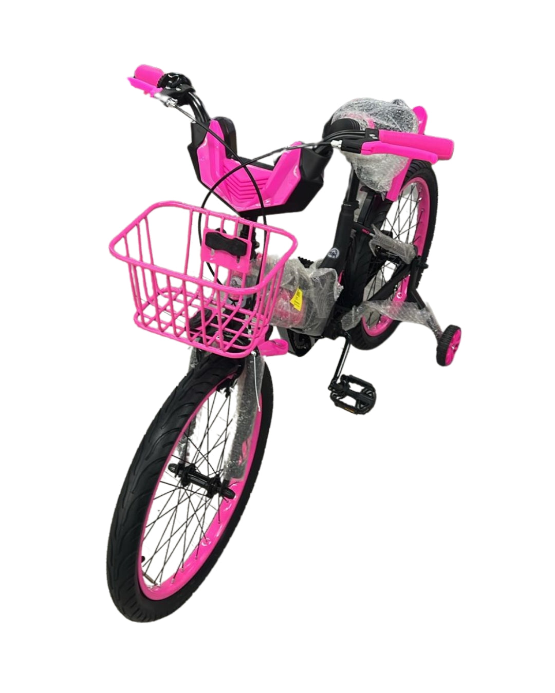 20 Inch Fuchsia & Black Bike