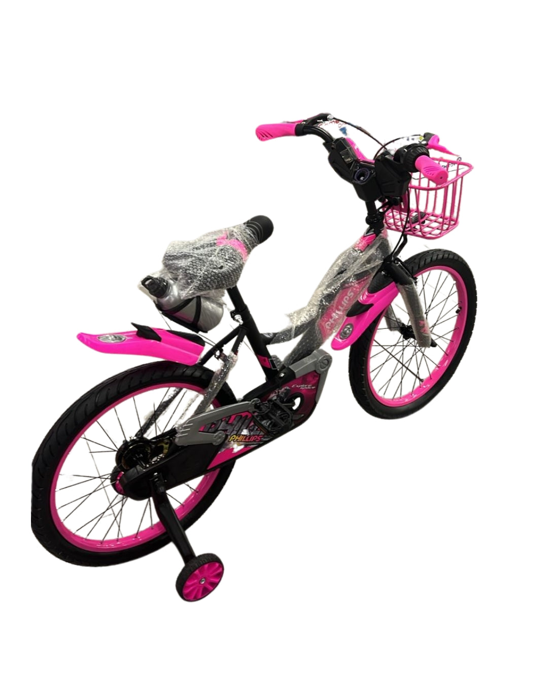 20 Inch Fuchsia & Black Bike