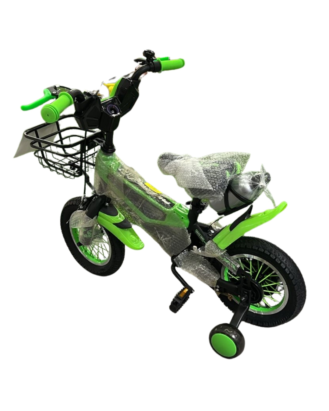 12-Inch Green Kids Bicycle