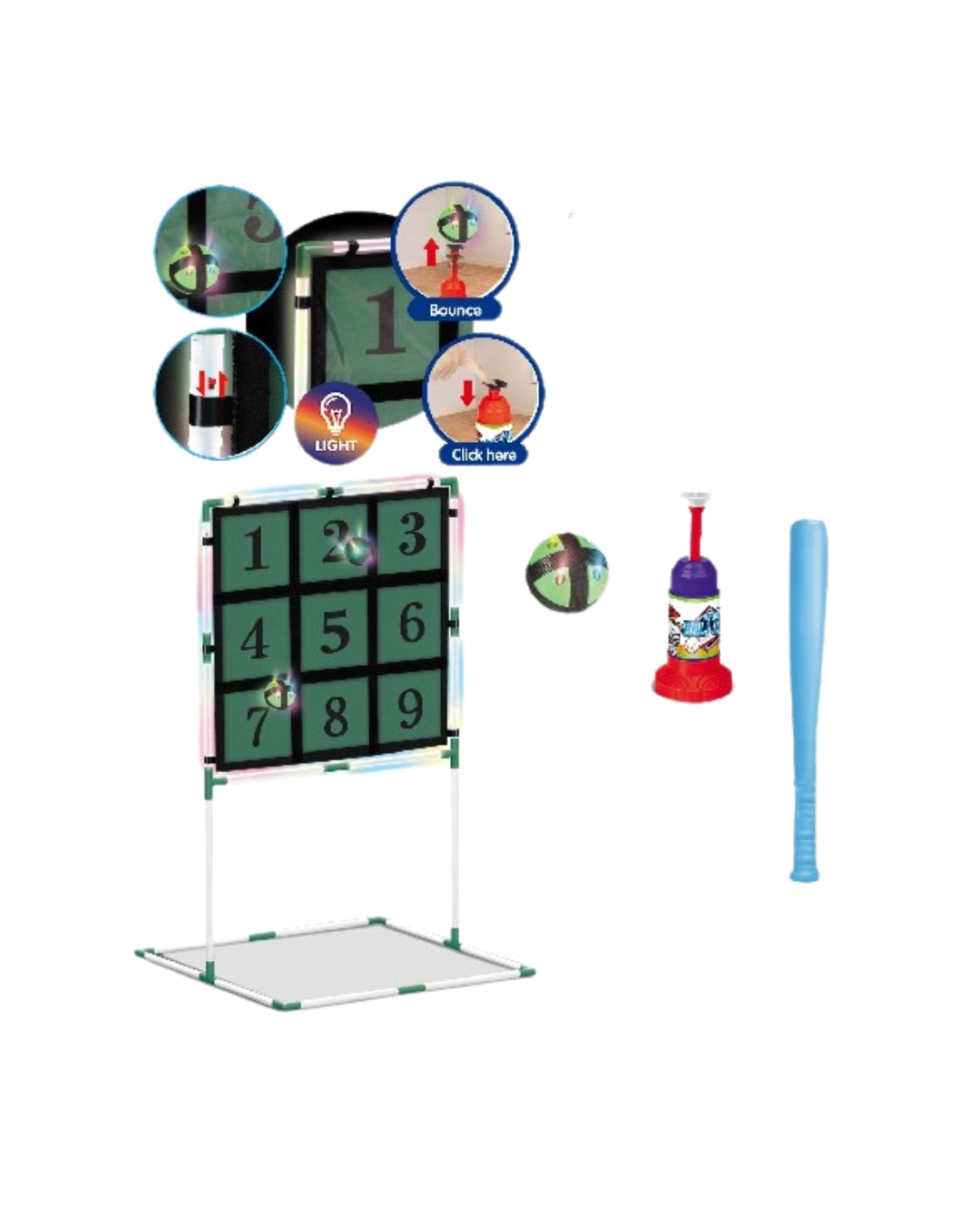 Baseball Target Toss Game Set