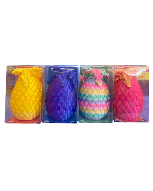 Dragon Egg with Articulated Crystal Dragon (Assorted)
