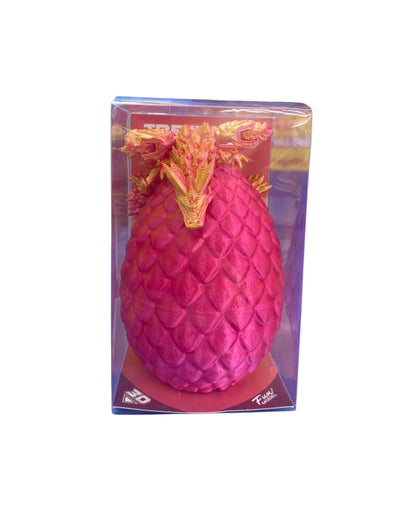 Dragon Egg with Articulated Crystal Dragon (Assorted)