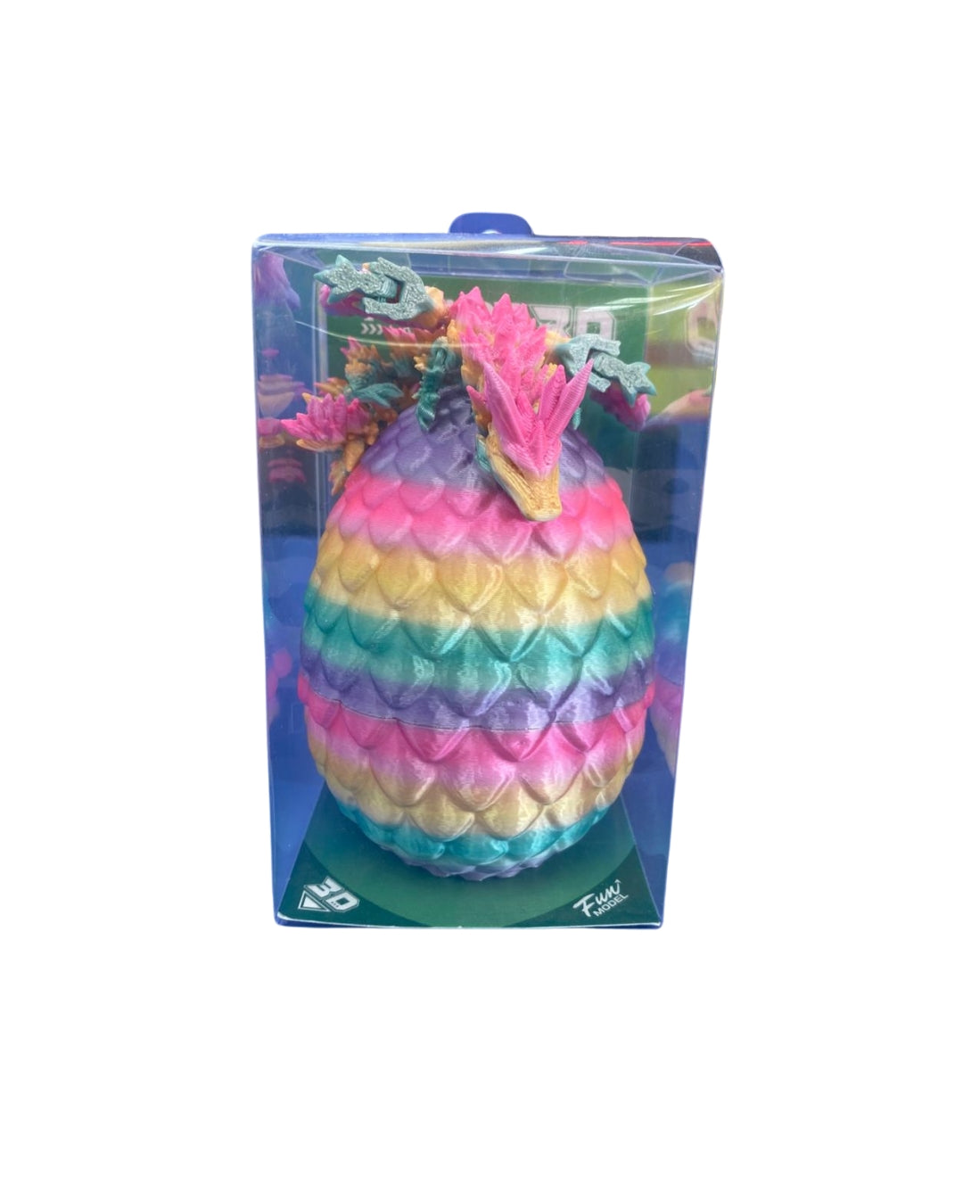 Dragon Egg with Articulated Crystal Dragon (Assorted)