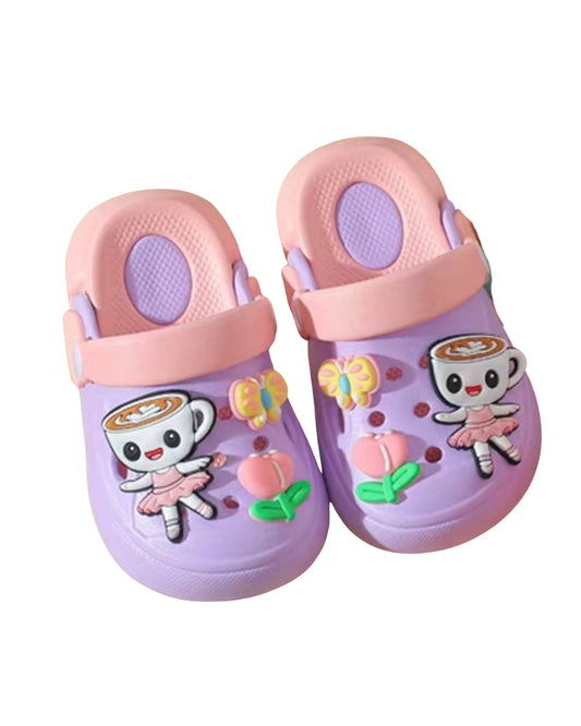 Kids EVA Slippers – Pink & Purple (24-29)