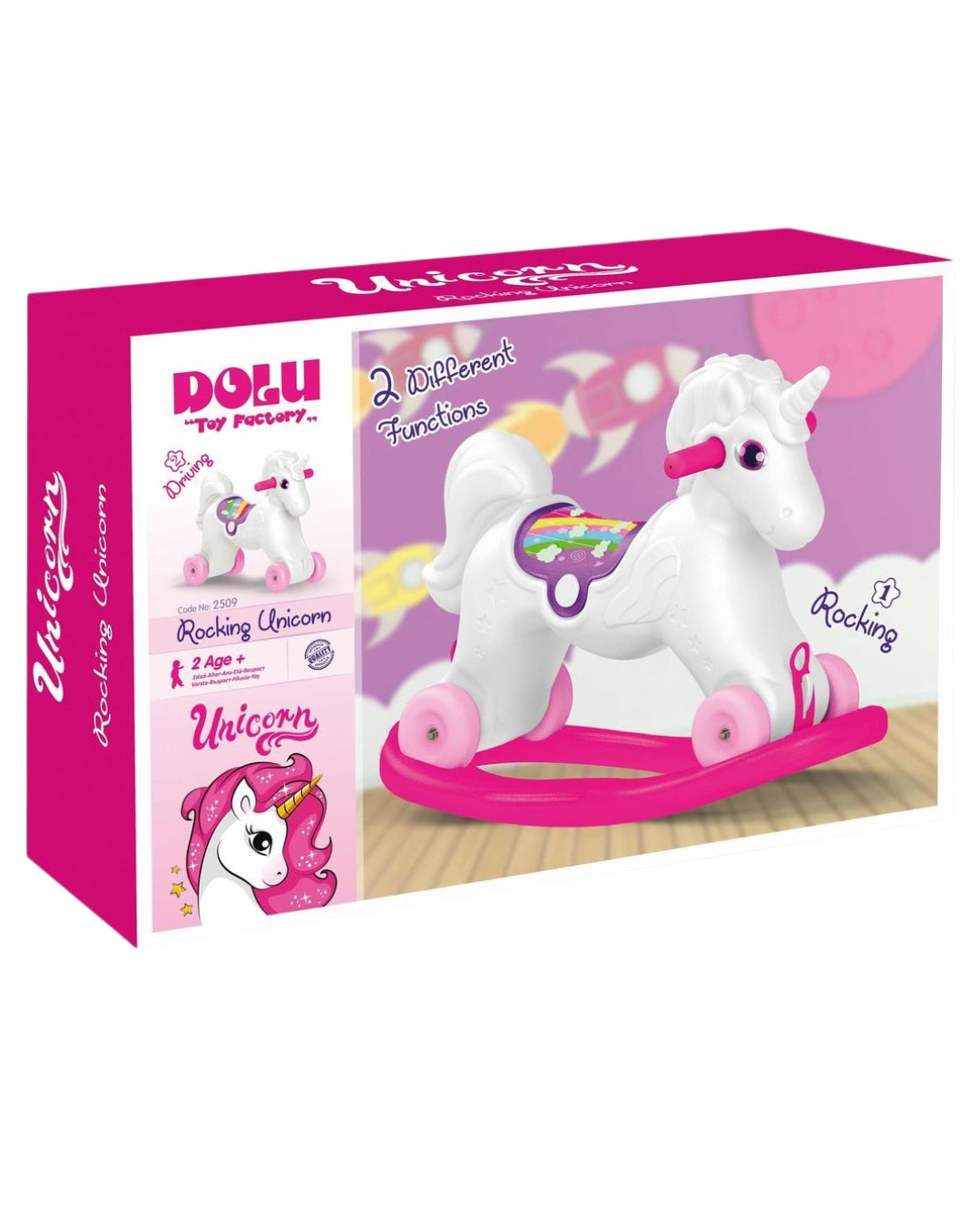 Dolu Rocking Unicorn Ride-On