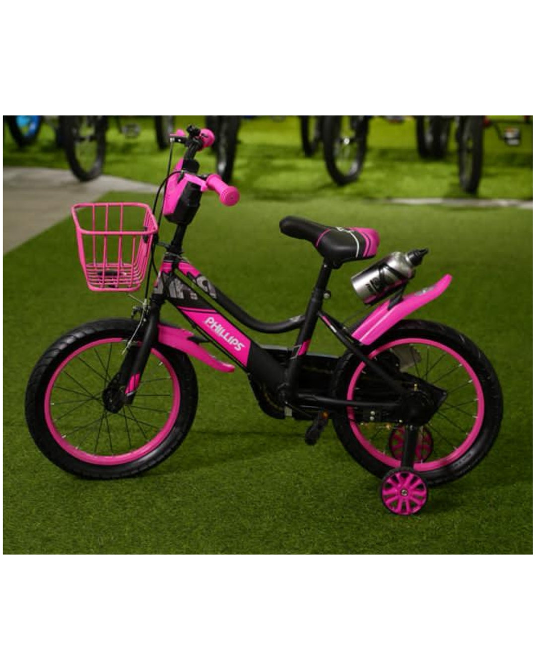20 Inch Fuchsia & Black Bike