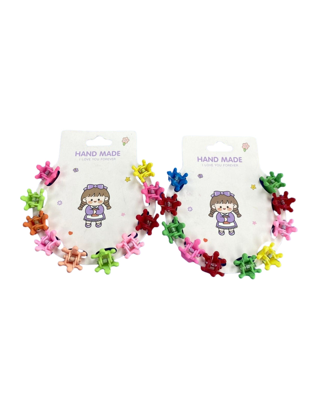 Mini Hair Claw Clips Set