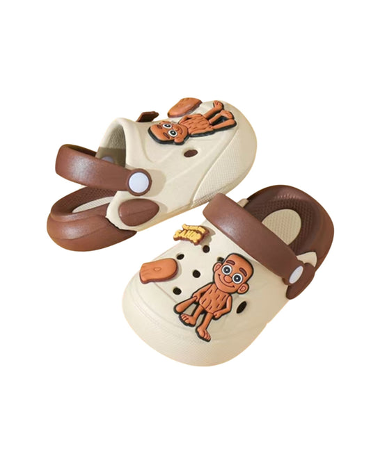EVA Slippers – Brown (Sizes 24–29)
