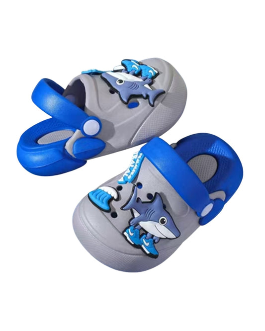 Shark Design Kids Crocs – Sizes 24-29