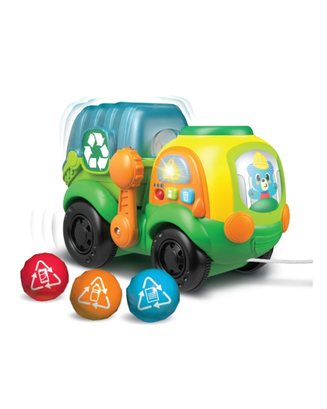 Go Green Pull-Along Recycle Truck
