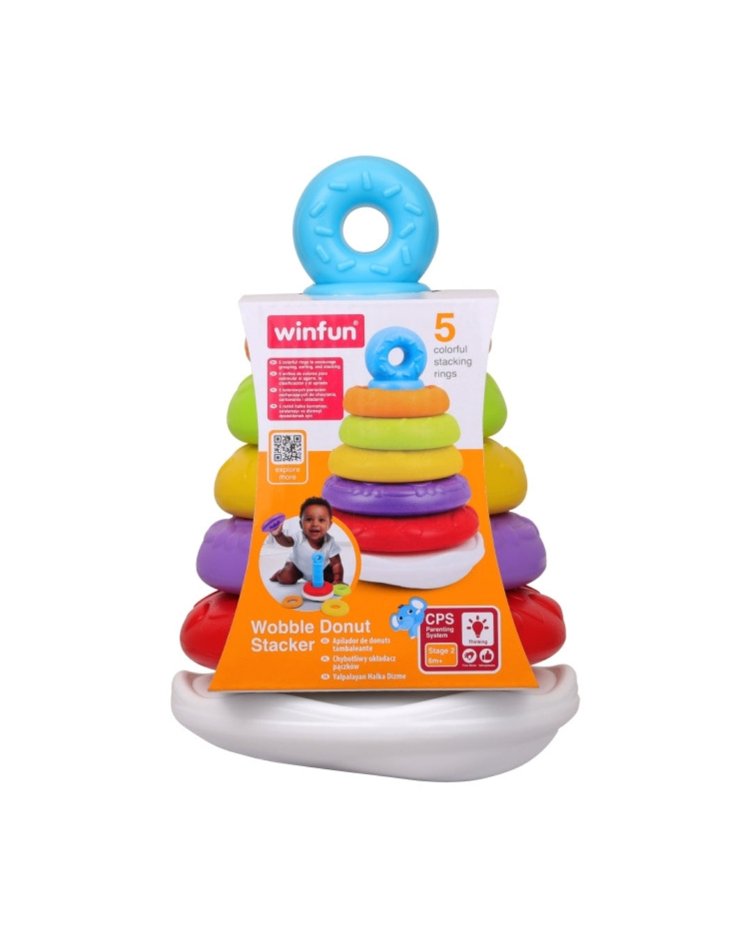 Wobble Donut Stacker