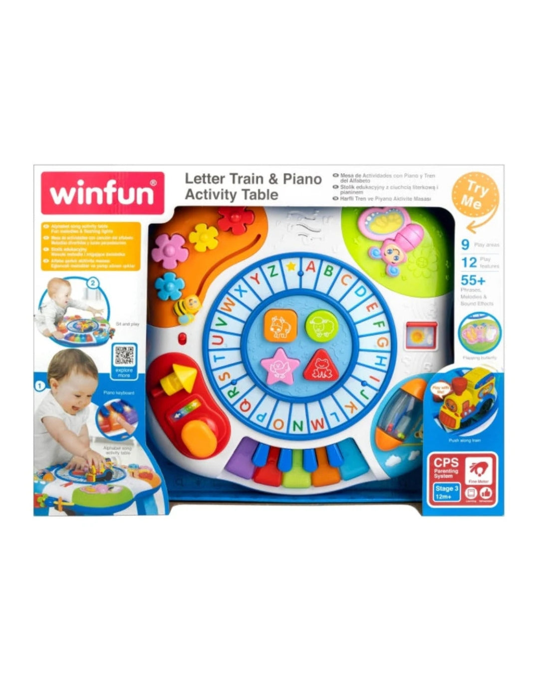 Letter Train & Piano Activity Table