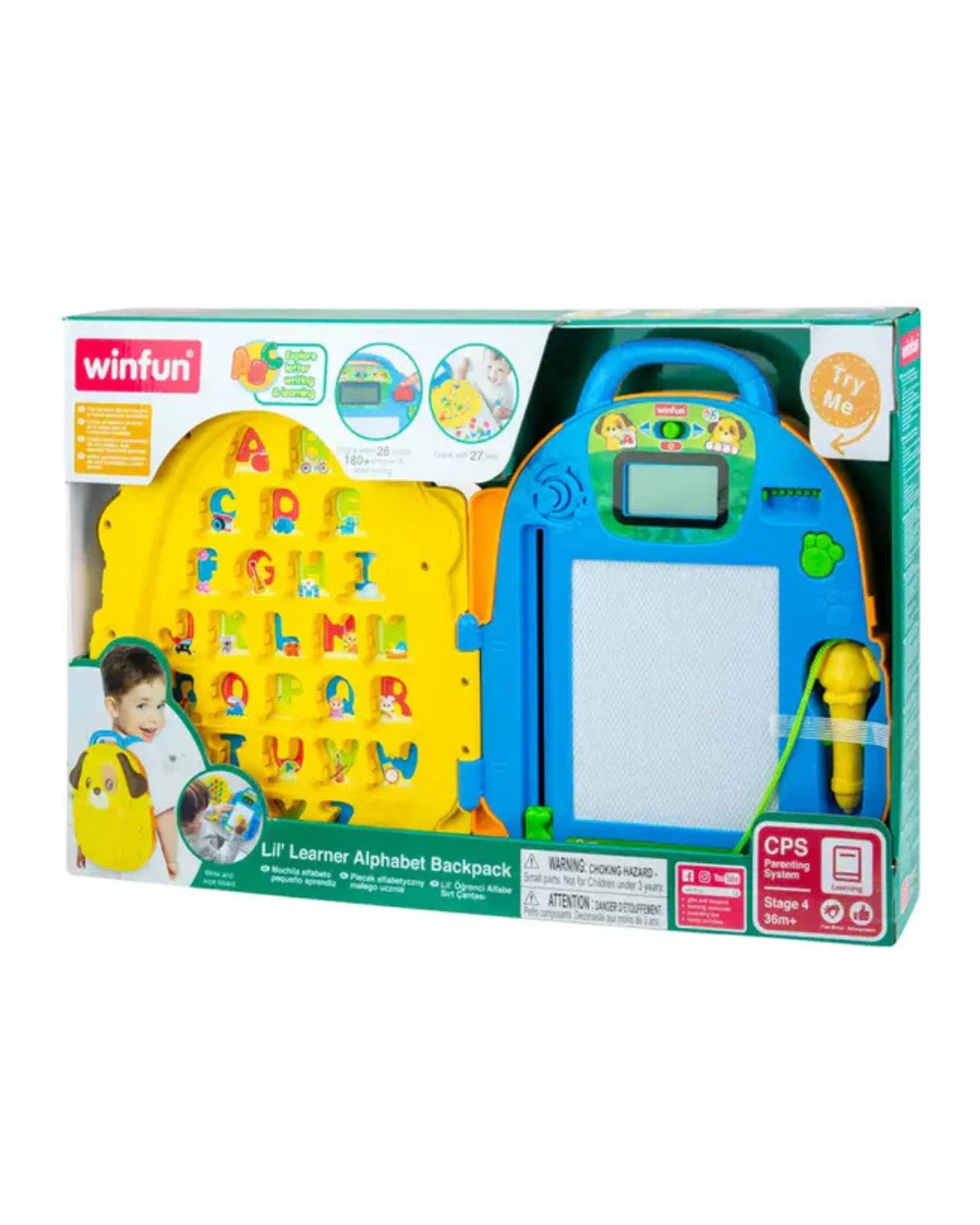 Lil' Learner Alphabet Puppy Backpack